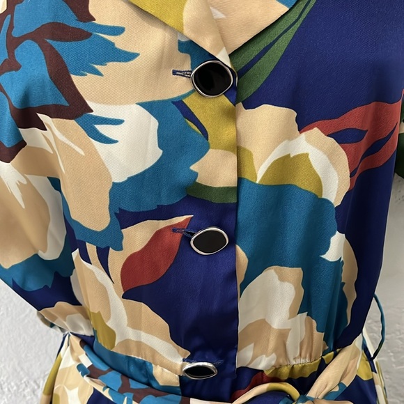 ZARA Women’s Floral Jumpsuit Size Small NWT - Picture 5 of 17